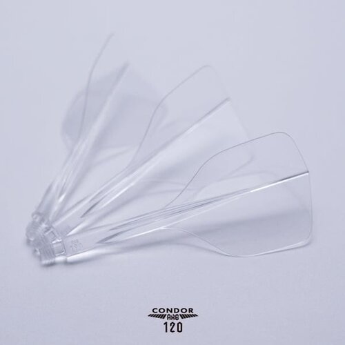 Condor Condor AXE 120 Trifin Clear Small - Dart Flights