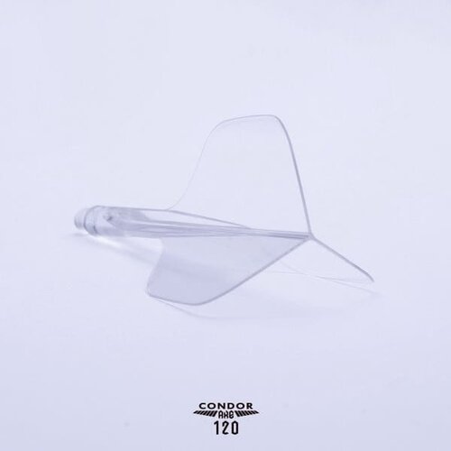 Condor Condor AXE 120 Trifin Clear Small - Dart Flights