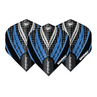Winmau Prism Delta Black White Blue - Dart Flights