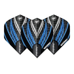 Winmau Prism Delta Black White Blue - Dart Flights