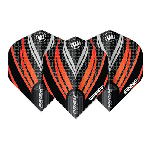 Winmau Winmau Prism Delta Black White Orange - Dart Flights