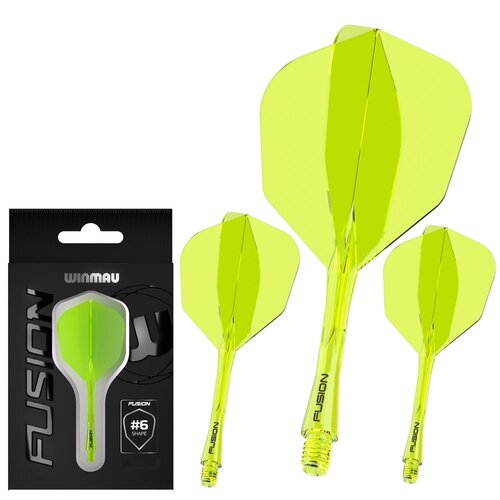 Winmau Winmau Fusion Neon Yellow NO6 - Dart Flights