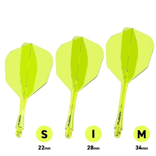 Winmau Winmau Fusion Neon Yellow NO6 - Dart Flights