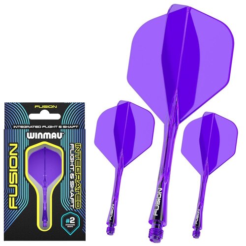 Winmau Winmau Fusion Purple NO2 - Dart Flights