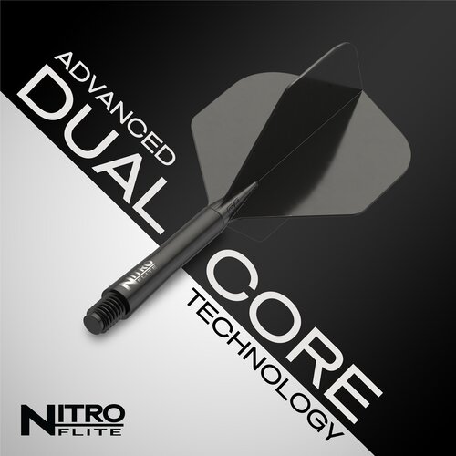 Red Dragon Red Dragon Nitro Flite System Black NO2 - Dart Flights