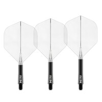 Red Dragon Nitro Flite System Black Clear NO2 - Dart Flights