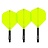 Red Dragon Nitro Flite System Black Yellow NO2 - Dart Flights