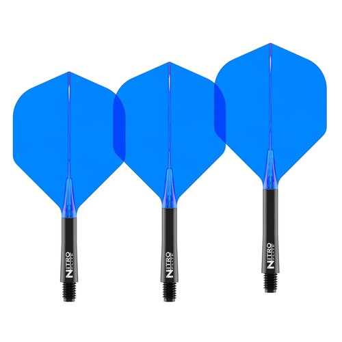 Red Dragon Red Dragon Nitro Flite System Black Blue NO2 - Dart Flights