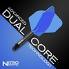 Red Dragon Red Dragon Nitro Flite System Black Blue NO2 - Dart Flights