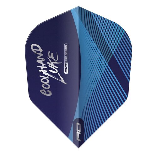 Red Dragon Red Dragon Luke Humphries Coolhand Hardcore Blue Silver NO6 - Dart Flights