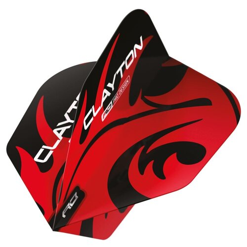 Red Dragon Red Dragon Jonny Clayton Hardcore Red Black NO6 - Dart Flights