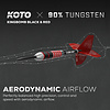 KOTO KOTO Kingbomb Black & Red 90% Dartpile