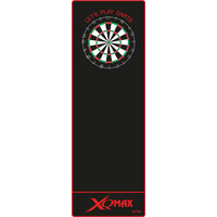 XQ Max Tæppet  Black Red 237x80 Dartmåtte