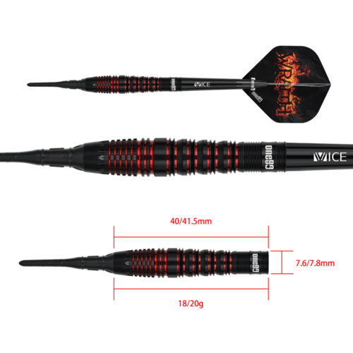 ONE80 ONE80 Wraith W4 90% Soft Tip Dartpile