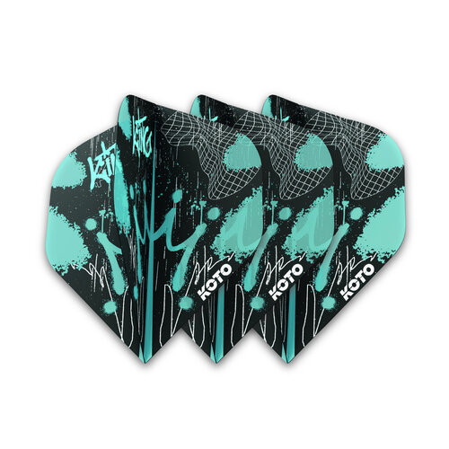 KOTO KOTO Rebel Royale Aqua X NO2 - Dart Flights