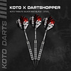 KOTO KOTO Tribute Silver & Black Tungsten Look - Dartpile