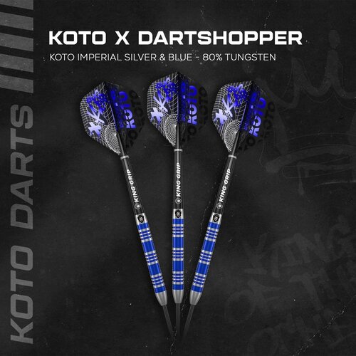 KOTO KOTO Imperial Silver Blue 80% - Dartpile
