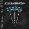 KOTO KOTO Imperial Black Silver 80% - Dartpile