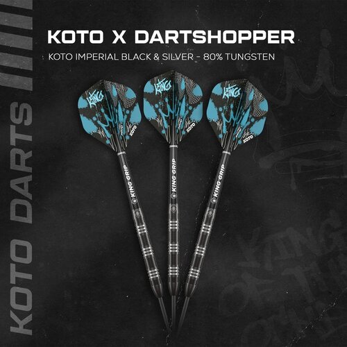 KOTO KOTO Imperial Black Silver 80% - Dartpile