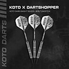 KOTO KOTO Dark Knight Silver 80% - Dartpile