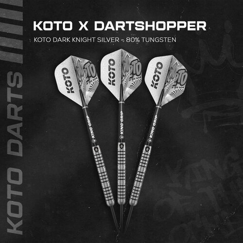 KOTO KOTO Dark Knight Silver 80% - Dartpile
