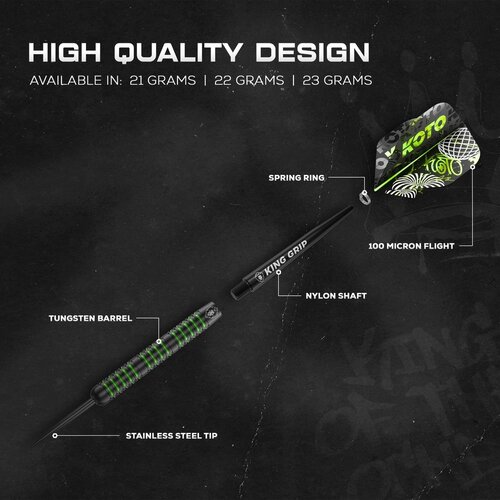 KOTO KOTO Dark Knight Green 80% - Dartpile