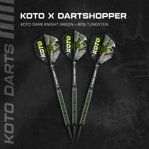 KOTO KOTO Dark Knight Green 80% - Dartpile