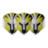 L-Style EZ L1 Prime Series Yellow Clear White - Dart Flights