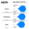 Red Dragon Red Dragon Nitro Flite System White Blue NO2 - Dart Flights