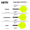 Red Dragon Red Dragon Nitro Flite System Black Yellow NO2 - Dart Flights
