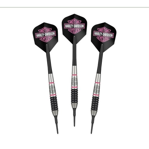 DW Original DW Harley Davidson EVO Pink Brass Soft Tip Dartpile