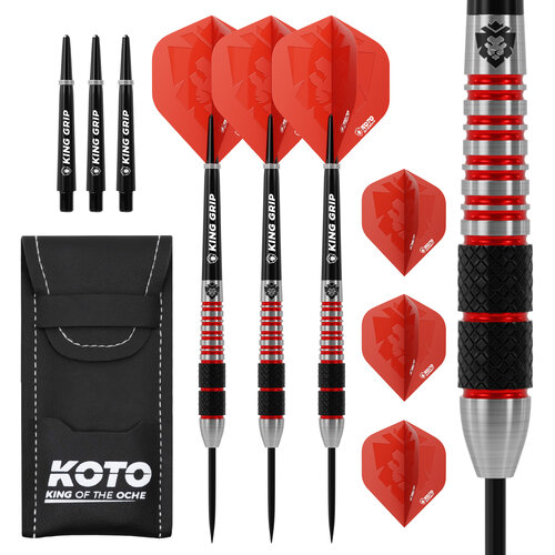 KOTO KOTO Kingbomb Black & Red 90% Dartpile
