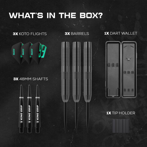 KOTO KOTO 9-Dart Black 90% Dartpile