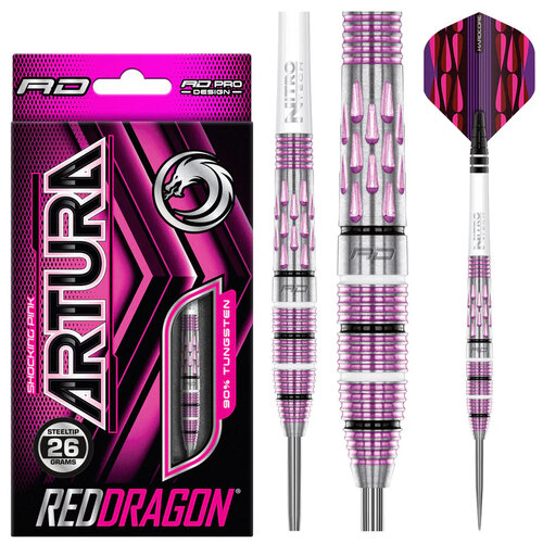 Red Dragon Red Dragon Artura Shocking Pink 90% Dartpile