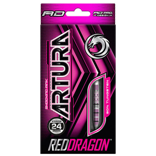 Red Dragon Red Dragon Artura Shocking Pink 90% Dartpile