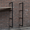 Nordstahl Functioneel Industrieel wandrek zwart maat Large Nordstahl Functioneel Industrieel wandrek zwart maat Large