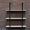 Nordstahl Functioneel Industrieel wandrek zwart maat Large Nordstahl Functioneel Industrieel wandrek zwart maat Large