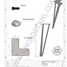 Nordstahl Set hairpin bankpoten | Zwart Nordstahl Set hairpin bankpoten | Zwart