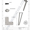 Nordstahl Set hairpin salonpoten | Zwart Nordstahl Set hairpin salonpoten | Zwart