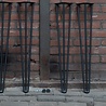 Nordstahl Set hairpin tafelpoten | Zwart Nordstahl Set hairpin tafelpoten | Zwart