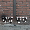 Nordstahl Set hairpin meubelpoten | Wit Nordstahl Set hairpin meubelpoten | Wit