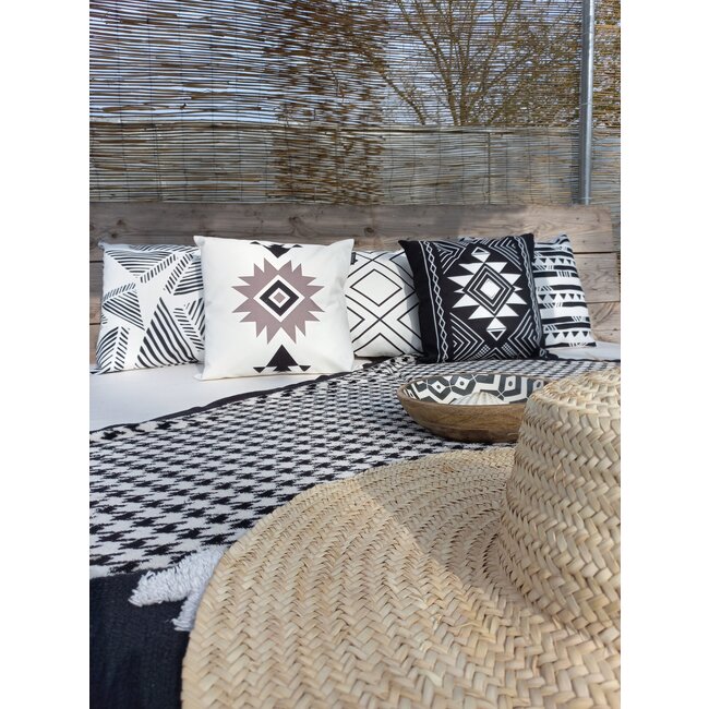 Zola Boho #3 - Outdoor Kussenhoes | 45x45 cm | Katoen