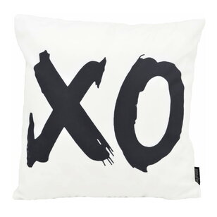 XO White Kussenhoes | 45x45 cm | Katoen/Polyester