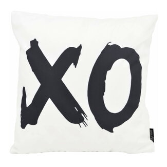 Gek op kussens! XO White | 45 x 45 cm | Kussenhoes | Katoen/Polyester