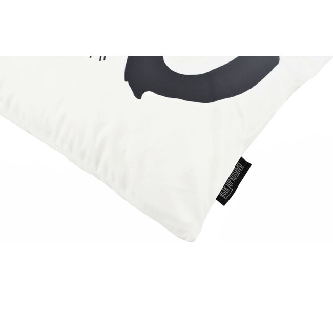 XO White Kissenbezug | 45x45 cm | Baumwolle/Polyester