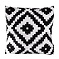 Gek op kussens! Soft Graphic Black Kissenbezug | 45x45 cm | Baumwolle