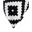 Soft Graphic Black Kussenhoes | 45x45 cm | Katoen