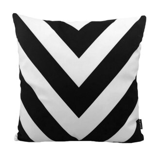 Gek op kussens! Novin Black | 45 x 45 cm | Kussenhoes | Katoen/Polyester