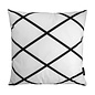 Soft Criss Cross Square Kissenbezug | 45x45 cm | Baumwolle