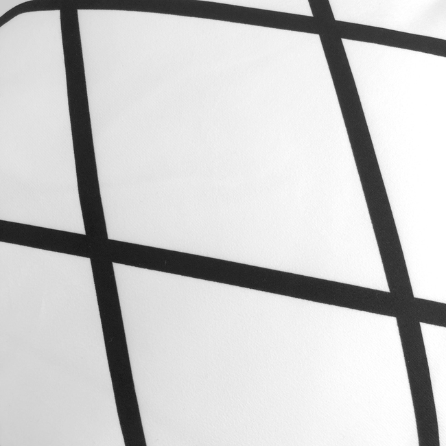 Soft Criss Cross Square Kissenbezug | 45x45 cm | Baumwolle